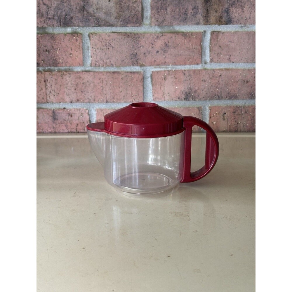 Vintage Little Tykes Party Kitchen Maroon Coffee Pot Carafe Replacement Part